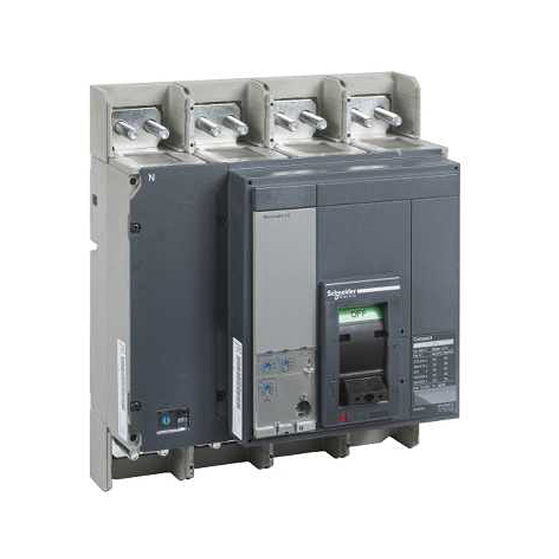 施耐德 NS 塑壳配电保护断路器(完整设备) NS630bH 4P Micrologic 2.0E 前置接线+直接旋转手柄（黑色）