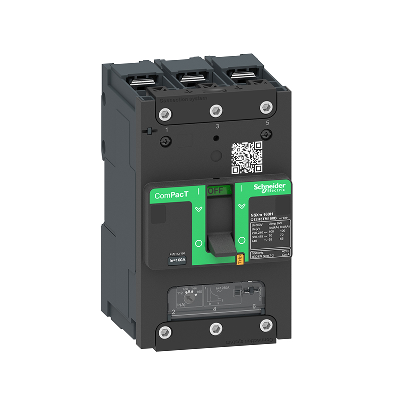 施耐德 NSXm N 塑壳配电保护busbar NSX100M N TM50D 3P 固定式 接线片/母排连接器(板前接线) (新)