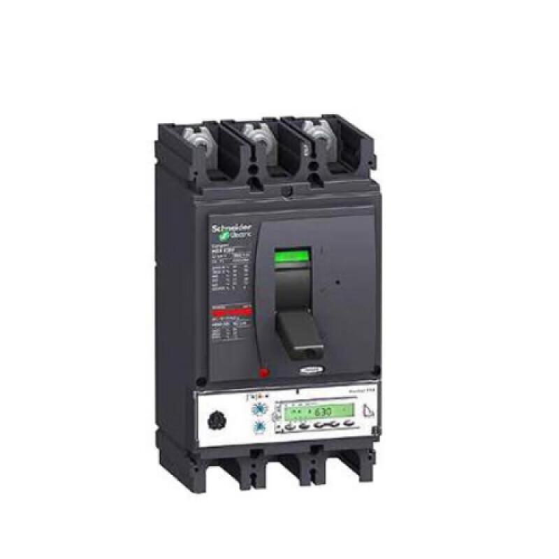 施耐德 NSX AC塑壳配电保护断路器 NSX630H MIC5.3A 630A 3P3D (3P) 电操 AC220V 固定式前接线
