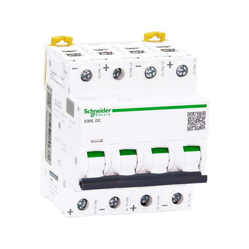 施耐德 iC65L-DC直流微型断路器 iC65L DC 4P B50A