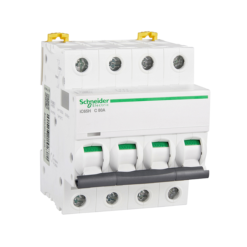 施耐德 iC65 微型断路器 iC65H 4P B80A