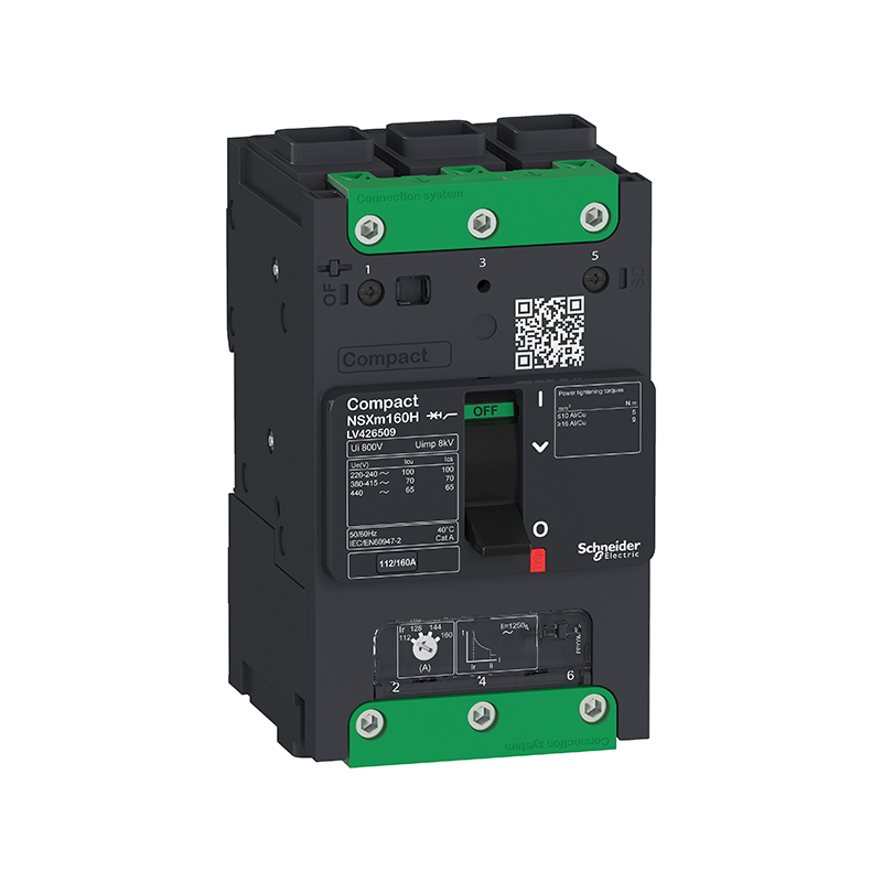 施耐德 NSXm 塑壳断路器 NSXM63N TM50D 3P 固定式 EVERLINK连接器
