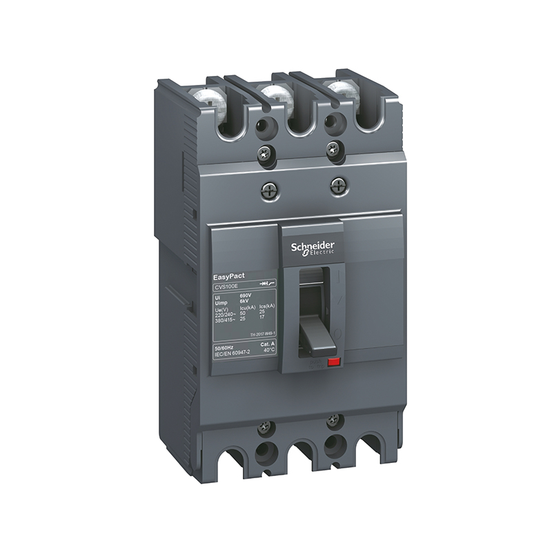 施耐德 CVS交流塑壳配电保护断路器 CVS100E TM100D 3P3D(3P)插入式