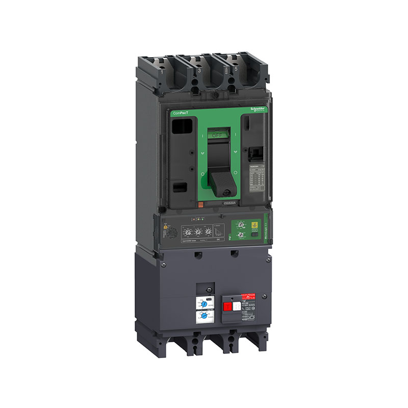 施耐德 NSX塑壳漏电保护断路器(新） VIGINSX400N 400A MIC5.3A 3P3D (3P) 固定式前接线 (新)