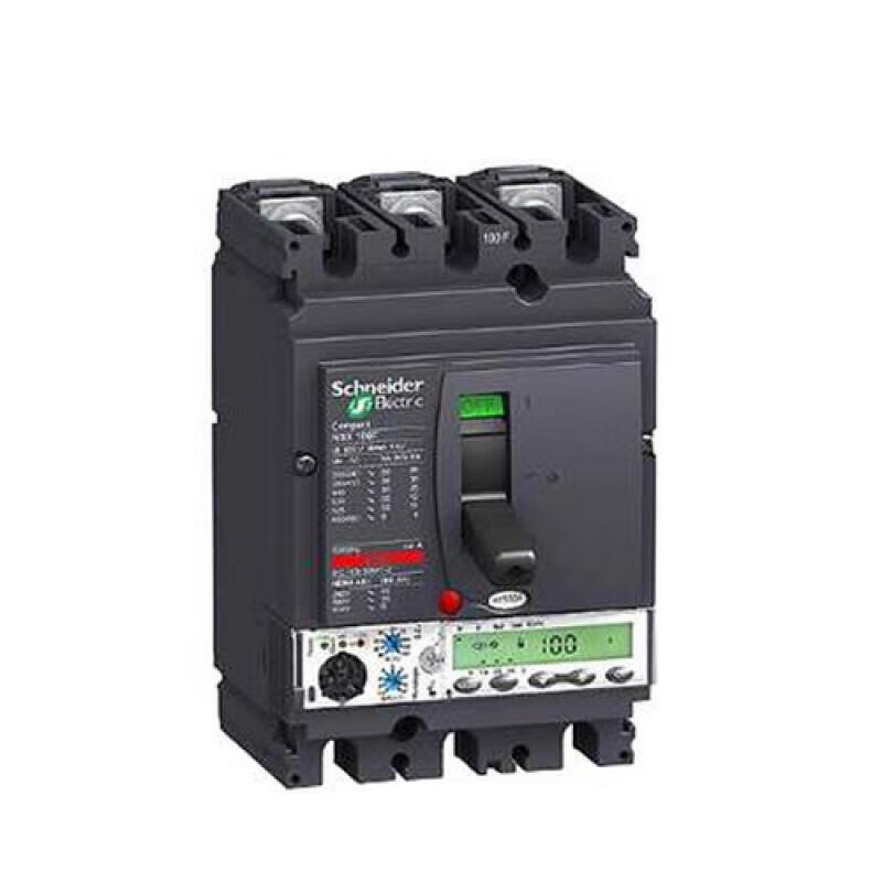 施耐德 NSX 塑壳断路器 NSX100F MIC6.2E 100A 3P3D (3P)固定式