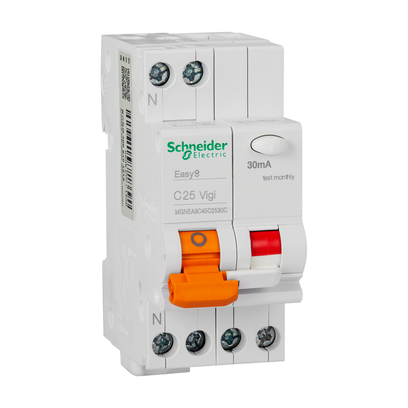 施耐德 EA9C45漏电保护断路器1P+N MGNEA9C45-C25/1P+N 30MA