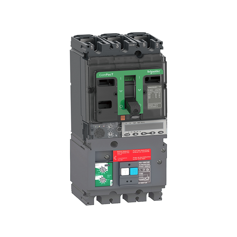 施耐德 NSX塑壳漏电保护断路器(新） VIGINSX250F MH MIC5.2A 250A 3P3D (3P) 固定式前接线 (新)