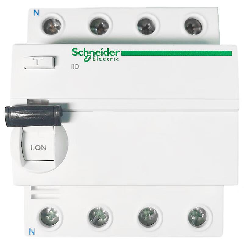 施耐德 iID电磁式剩余电流动作开关 IID 4P 100A 300MA AC