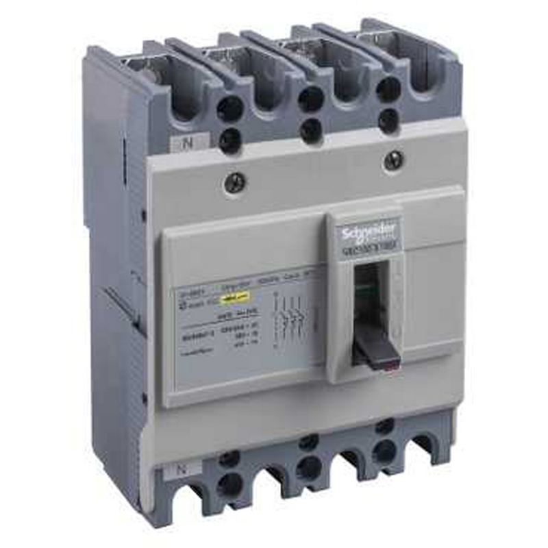 施耐德 NSC塑壳配电保护断路器 NSC100S 18kA 80A 4P3T
