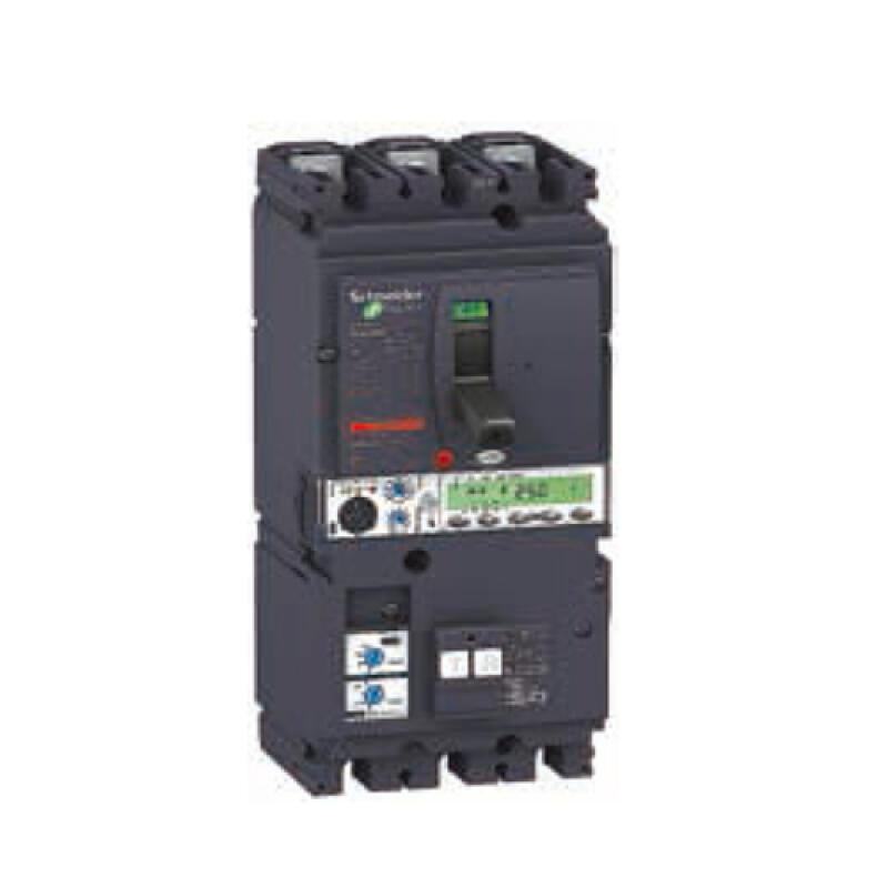 施耐德 NSX塑壳漏电保护断路器 VIGINSX400N 400A MIC5.3A 4P4D (4P) 固定式前接线