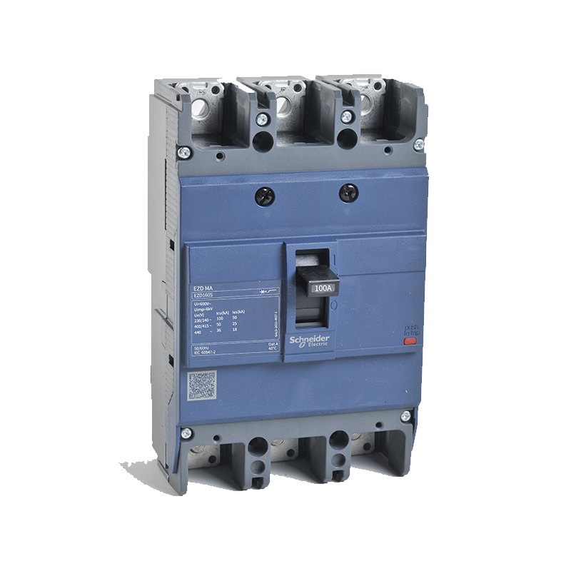 施耐德 EZD塑壳电动机保护断路器 EZD160S-100A MA 电动机保护 3P(新)
