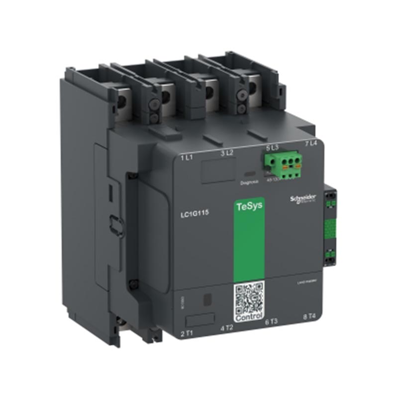 施耐德 TeSys G 交流接触器(交直流线圈) TeSys Giga 150A 4极 48-130VACDC 铁路专用