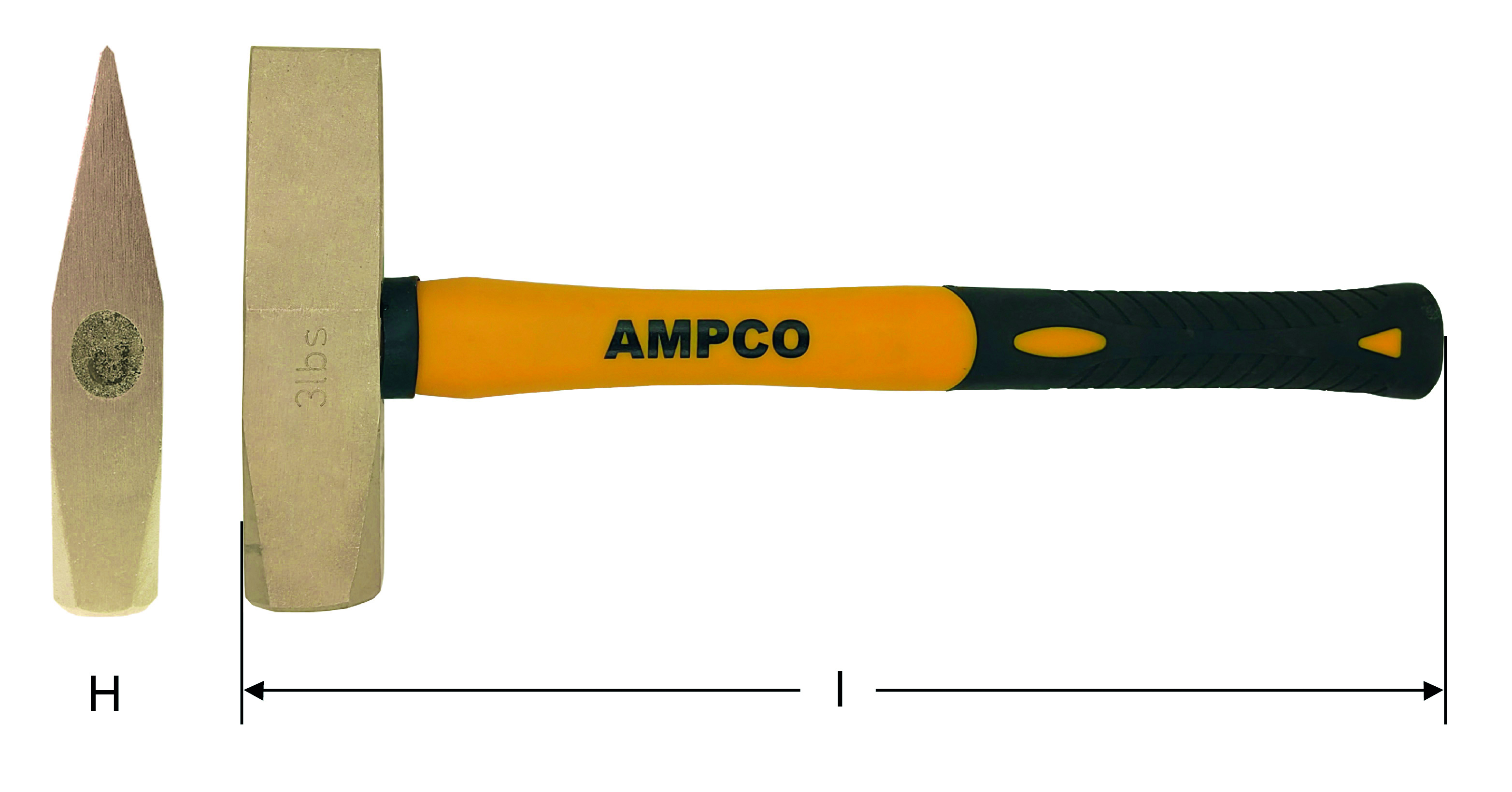 AmpcoSafetyTools/安博科防爆工具 防爆切割锤  铝青铜 FM0051A