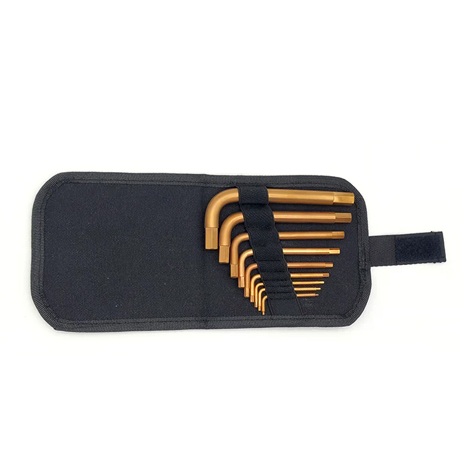 AmpcoSafetyTools/安博科防爆工具 防爆英制内六角扳手组套，9件套  铍青铜 DH1009B