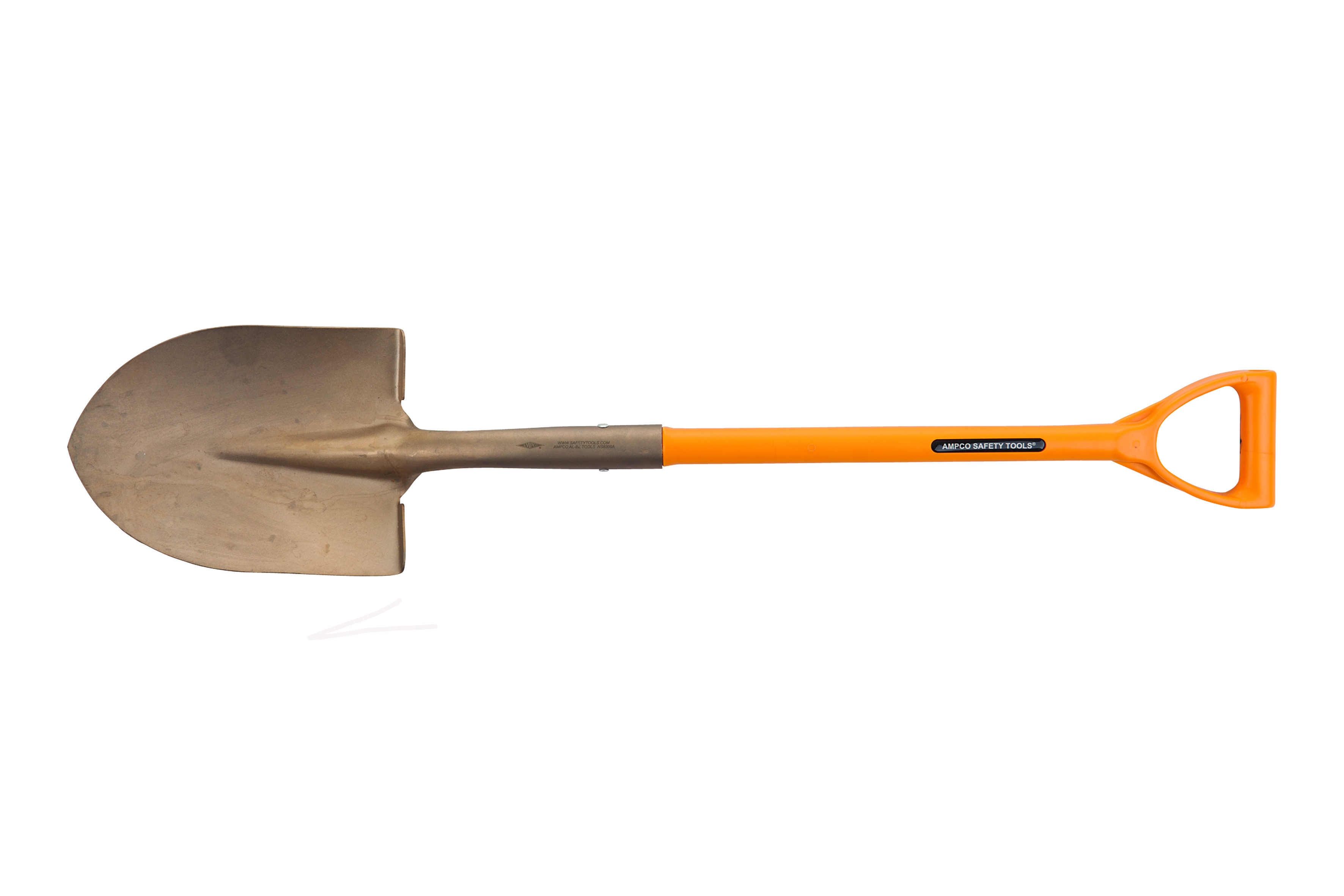 AmpcoSafetyTools/安博科防爆工具 玻璃纤维D柄防爆尖头锨 NS8300A