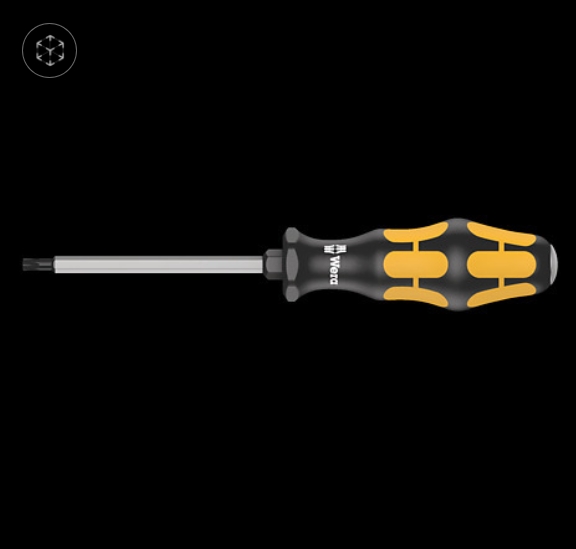 WERA/维拉 977 TORX 敲击螺丝刀 TX 40x150 05024405001