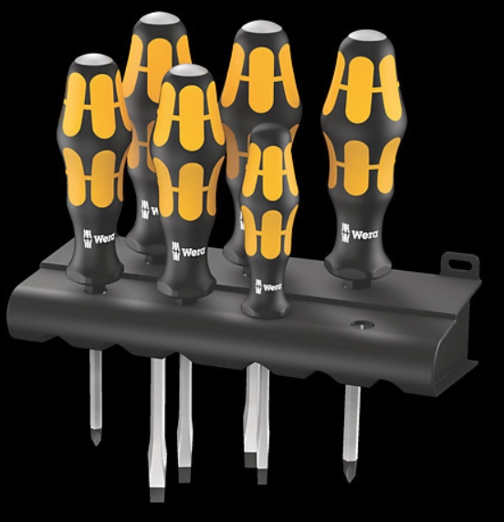 WERA/维拉 932/6 敲击螺丝刀组套 05018282001