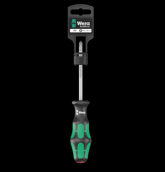 WERA/维拉 350 PH SB 十字螺丝刀吊卡装 05100052001