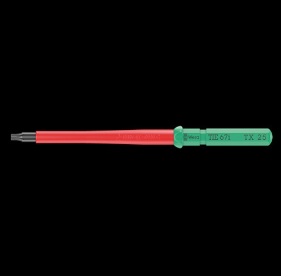 WERA/维拉 梅花绝缘螺丝刀杆Kraftform Kompakt VDE 67 i TX 30 x 157 mm TIE 05006539001