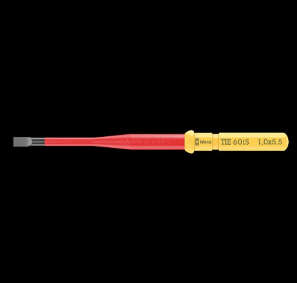 WERA/维拉 一字绝缘螺丝刀杆Kraftform Kompakt VDE 60 iS 1,0 x 5,5 x 157 mm TIE 05006508001