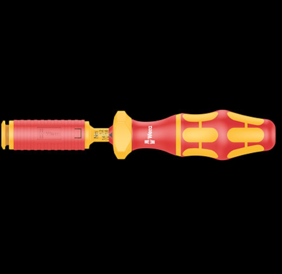 WERA/维拉 7400系列 VDE绝缘可调式绝缘扭矩手柄 (0,3-3,5 Nm) 05074757001