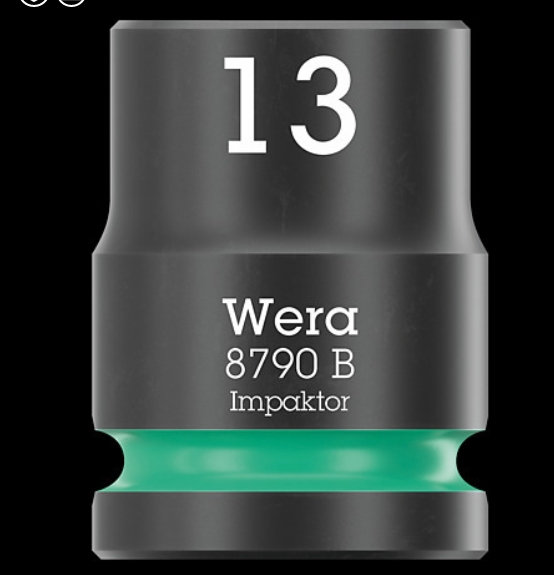 WERA/维拉 3/8”套筒8790 B Impaktor 3/4