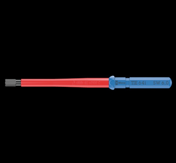 WERA/维拉 内六角绝缘螺丝刀杆Kraftform Kompakt VDE 64 i 6,0 x 157 mm TIE 05006522001