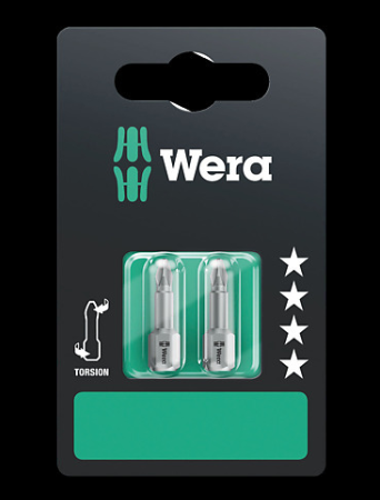 WERA/维拉 851/1 TZ Set SB 展示用批头 851/1 TZ PH 1 x PH 1x25; 1 x PH 2x25; 1 x PH 3x25; 05073326001