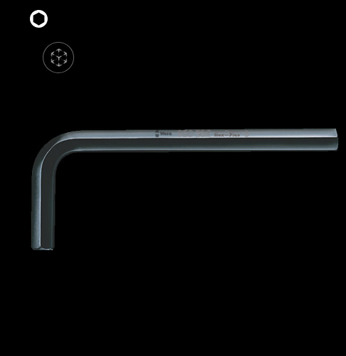 WERA/维拉 950 BM 内六角扳手 1.5x45 05027201001