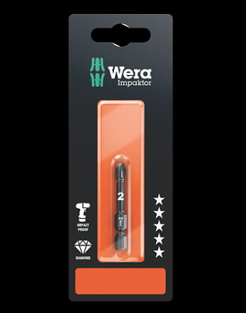 WERA/维拉 855/4 IMP DC SB PZ 3 展示用批头 855/4 IMP DC 1 x PZ 3x50; 05073962001