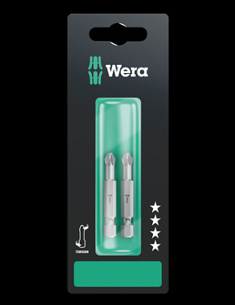 WERA/维拉 855/4 TZ SB PZ3 展示用批头 855/4 TZ PZ 2 x PZ 3x50; 05134386001