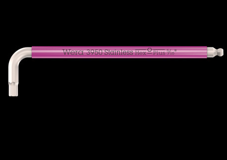 WERA/维拉 多彩内六角扳手，英制，不锈钢 05022856001