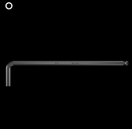 WERA/维拉 950 PKL inch 加长型内六角扳手 1/2''x224 05022096001