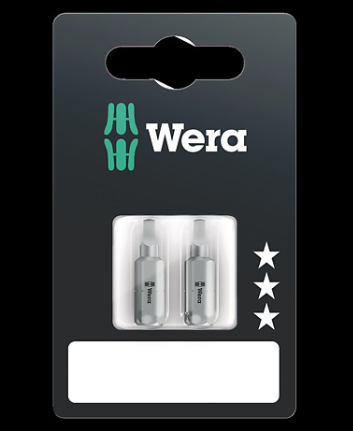 WERA/维拉 868/1 Z 内四方螺丝批头 # 2 x 25 mm SB 05073075001