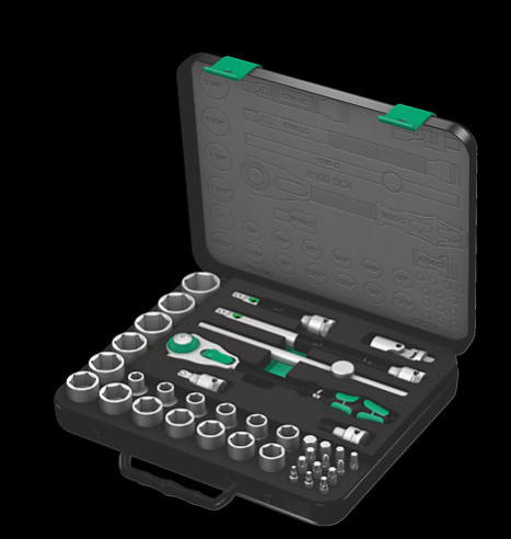 WERA/维拉 8100 SC 4 棘轮扳手组套 05003647001