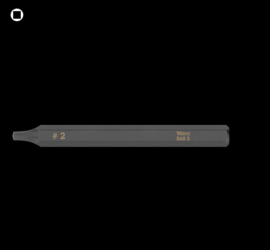 WERA/维拉 内四角批头868 S # 3 x 70 mm 05018173001