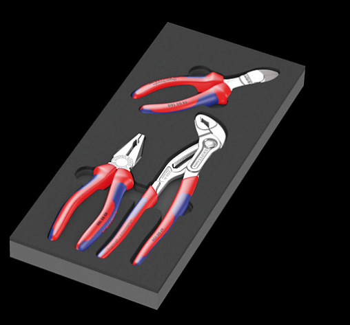 WERA/维拉 用于工具车的托盘组套9780 Foam  KNIPEX pliers set 1 05150180001