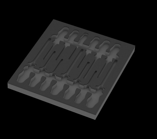 WERA/维拉 9814 敲击螺丝刀托盘（空） 05137314001