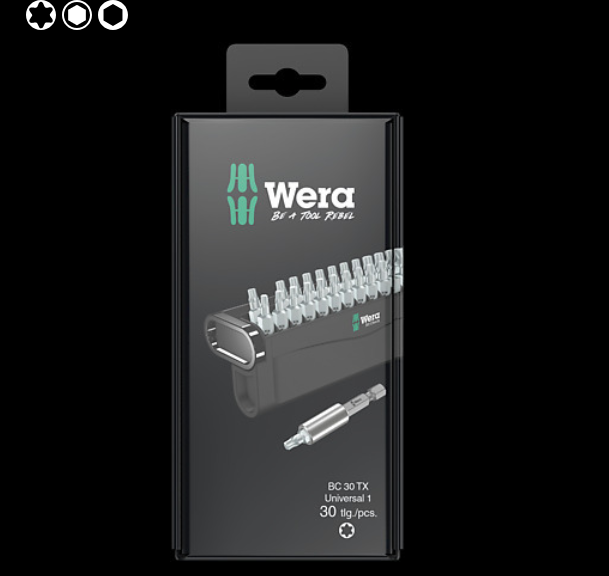 WERA/维拉 批头套装Bit-Check 30 TX Universal 1 SB 05057900001