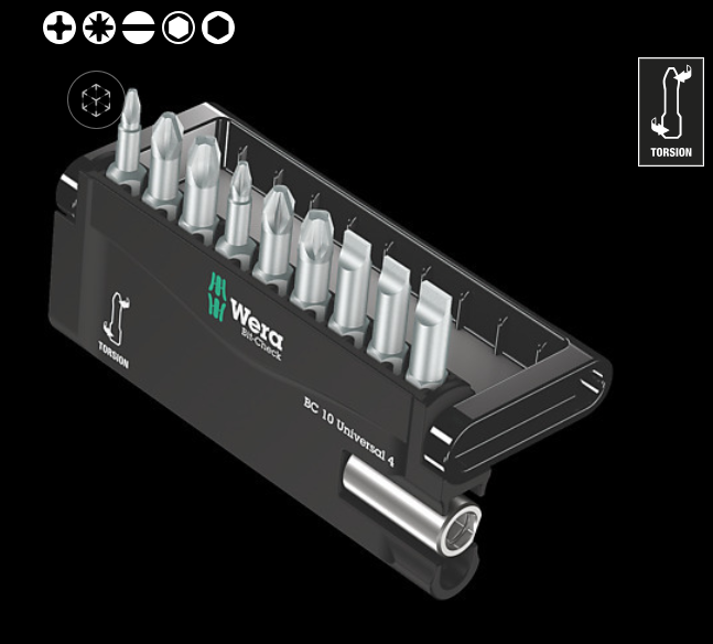 WERA/维拉 8100-9-899/TZ 批头套装 05056159001