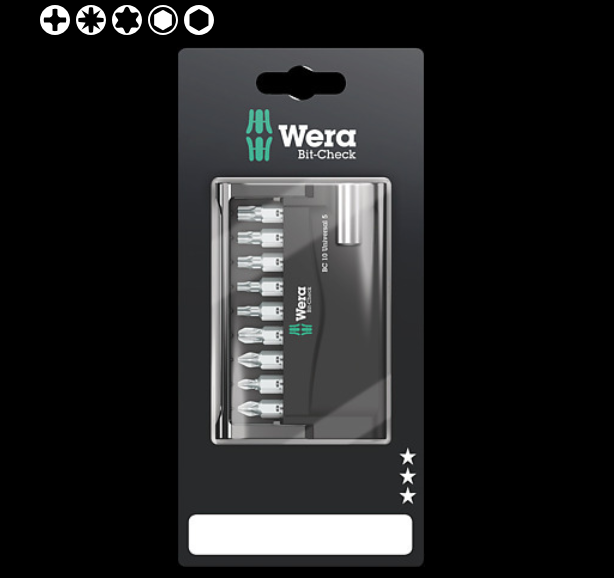 WERA/维拉 8151/55/67-899 SB 展示用批头 05073416001