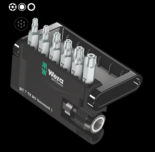 WERA/维拉 8067-6 TORX BO /Z 批头套装 05056158001