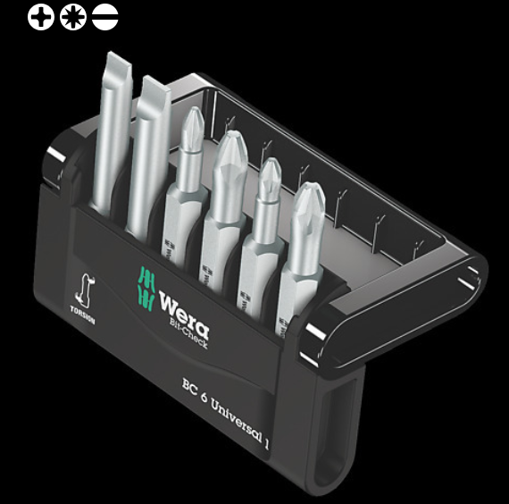 WERA/维拉 Mini-Check, 50 mm 批头套装 05056474001