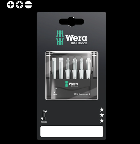 WERA/维拉 Mini-Check, 50 mm, SB 展示套装 05073635001