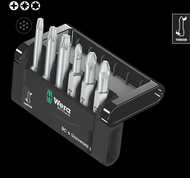 WERA/维拉 Mini-Check PH PZ TX, 50 mm 批头套装 05056473001