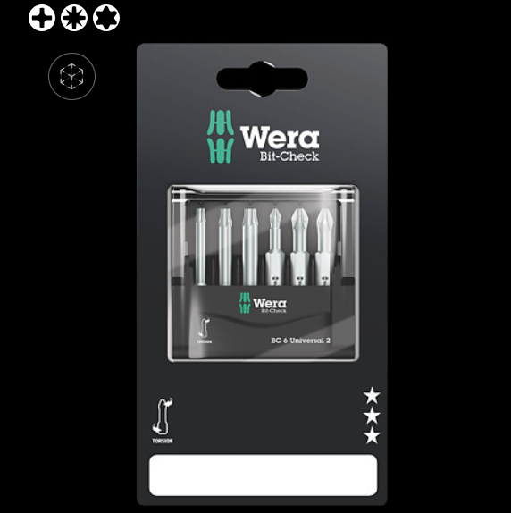 WERA/维拉 Mini-Check PH PZ TX, 50 mm SB 展示套装 05073638001