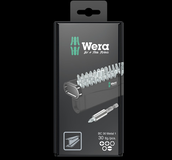 WERA/维拉 批头套装Bit-Check 30 Metal 1 SB 05057440001