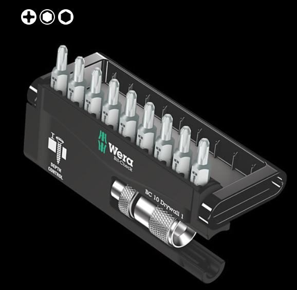 WERA/维拉 Bit-Check 10 批头套装 05136011001