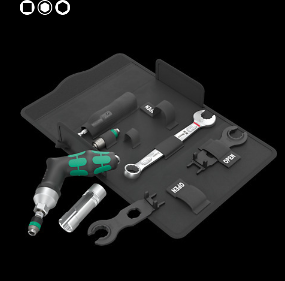 WERA/维拉 光伏工具组套9524 photovoltaic mounting tool set 1 05136043001