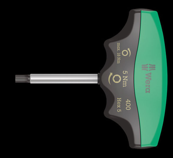 WERA/维拉 400 T型柄内六角扭矩扳手 5,0 / 5,0 Nm 05005081001